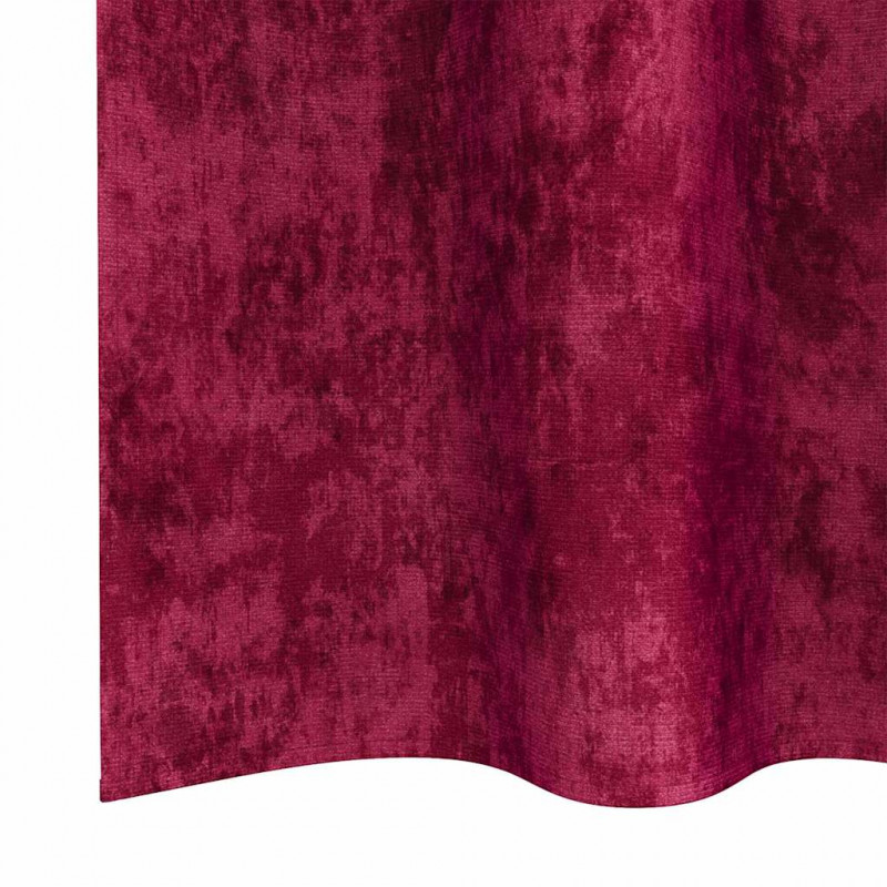 Zasłony z weluru 2 pcs czerwone wino 225 x 140 cm Aksamit