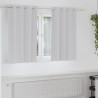 Firany blackout z kółkami 2 pcs Jasnoszary 140 x 140 cm