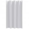 Firany blackout z kółkami 2 pcs Jasnoszary 175 x 140 cm
