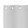 Firany blackout z kółkami 2 pcs Jasnoszary 225 x 140 cm