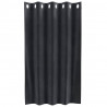 Zasłony zaciemniające 2 pcs Ciemnoszary 140 x 140 cm Aksamit