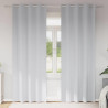Firany blackout z kółkami 2 pcs Jasnoszary 245 x 140 cm