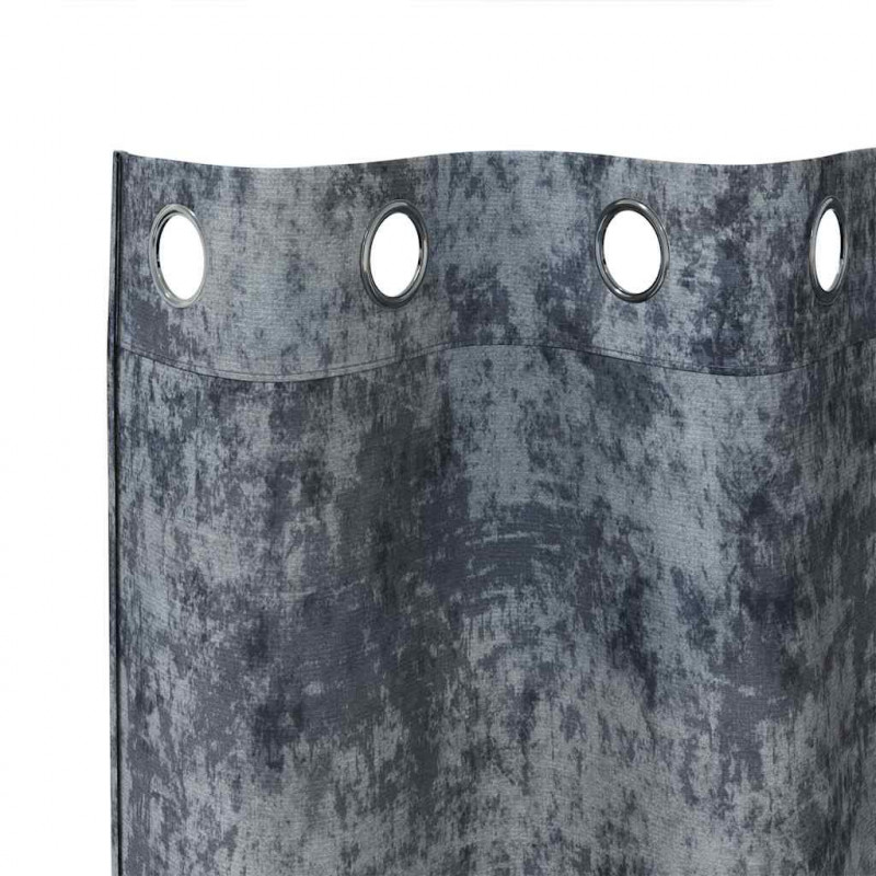 Zasłony z weluru 2 pcs Srebrnoszary 140 x 140 cm Aksamit