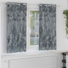Zasłony z weluru 2 pcs Srebrnoszary 175 x 140 cm Aksamit