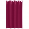 Firany blackout z kółkami 2 pcs Czerwone wino 175 x 140 cm