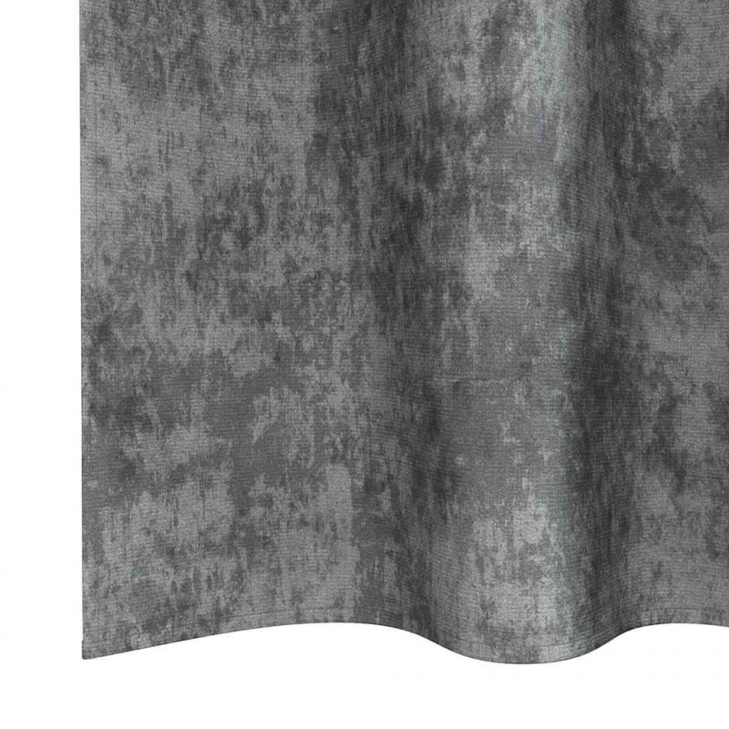 Zasłony z weluru z zasłonami 2 pcs Szary 140 x 140 cm Aksamit