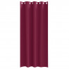 Firany blackout z kółkami 2 pcs Czerwone wino 260 x 140 cm