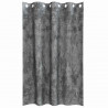 Zasłony z weluru z zasłonami 2 pcs Szary 175 x 140 cm Aksamit