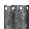 Zasłony z weluru z zasłonami 2 pcs Szary 175 x 140 cm Aksamit