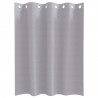 Firany blackout z kółkami 2 pcs Metaliczny Szary 140 x 140 cm