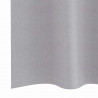 Firany blackout z kółkami 2 pcs Metaliczny Szary 175 x 140 cm