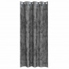 Zasłony z weluru z zasłonami 2 pcs Szary 260 x 140 cm Aksamit