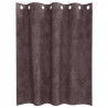 Zasłony z weluru z zasłonami 2 pcs Brązowy 140 x 140 cm Aksamit