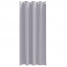 Firany blackout z kółkami 2 pcs Metaliczny Szary 260 x 140 cm