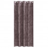 Zasłony z weluru z zasłonami 2 pcs Brązowy 225 x 140 cm Aksamit