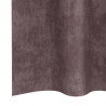 Zasłony z weluru z zasłonami 2 pcs Brązowy 225 x 140 cm Aksamit