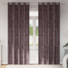Zasłony z weluru z zasłonami 2 pcs Brązowy 245 x 140 cm Aksamit