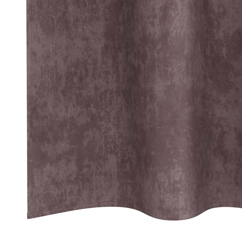 Zasłony z weluru z zasłonami 2 pcs Brązowy 245 x 140 cm Aksamit
