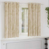 Zasłony z weluru z zasłonami 2 pcs Kremowy 175 x 140 cm Aksamit