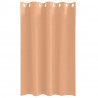 Firany blackout z kółkami 2 pcs Jasny Brąz 175 x 140 cm