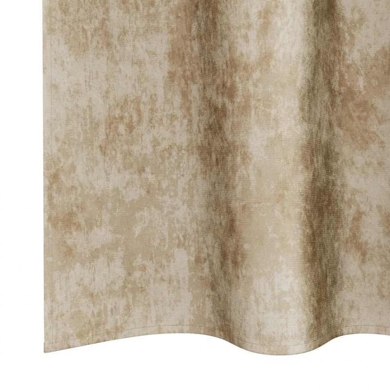 Zasłony z weluru z zasłonami 2 pcs Kremowy 175 x 140 cm Aksamit