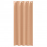 Firany blackout z kółkami 2 pcs Jasny Brąz 260 x 140 cm