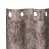 Zasłony z weluru 2 pcs Cappuccino 225 x 140 cm Aksamit