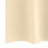 Firany blackout z kółkami 2 pcs Kremowy 260 x 140 cm Poliester