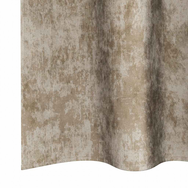 Zasłony z weluru 2 pcs szampański 225 x 140 cm Aksamit