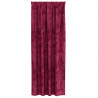 Zasłony z weluru 2 pcs czerwone wino 245 x 140 cm Aksamit