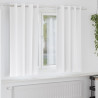 Firany blackout z kółkami 2 pcs Czysta Biała 175 x 140 cm