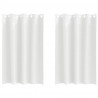 Firany blackout z kółkami 2 pcs Czysta Biała 175 x 140 cm