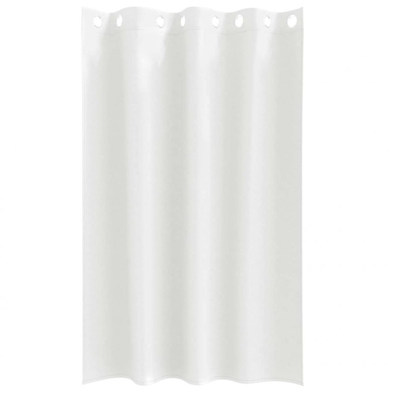 Firany blackout z kółkami 2 pcs Czysta Biała 175 x 140 cm