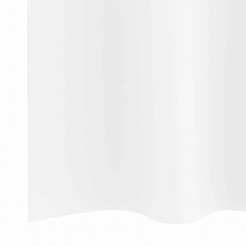 Firany blackout z kółkami 2 pcs Czysta Biała 175 x 140 cm