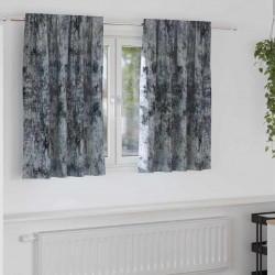 Zasłony z weluru 2 pcs Srebrnoszary 140 x 140 cm Aksamit