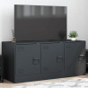 Szafka pod telewizor, antracytowa, 99x39x44 cm, stalowa