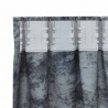 Zasłony z weluru 2 pcs Srebrnoszary 140 x 140 cm Aksamit