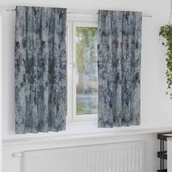 Zasłony z weluru 2 pcs Srebrnoszary 175 x 140 cm Aksamit