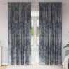 Zasłony z weluru 2 pcs Srebrnoszary 225 x 140 cm Aksamit