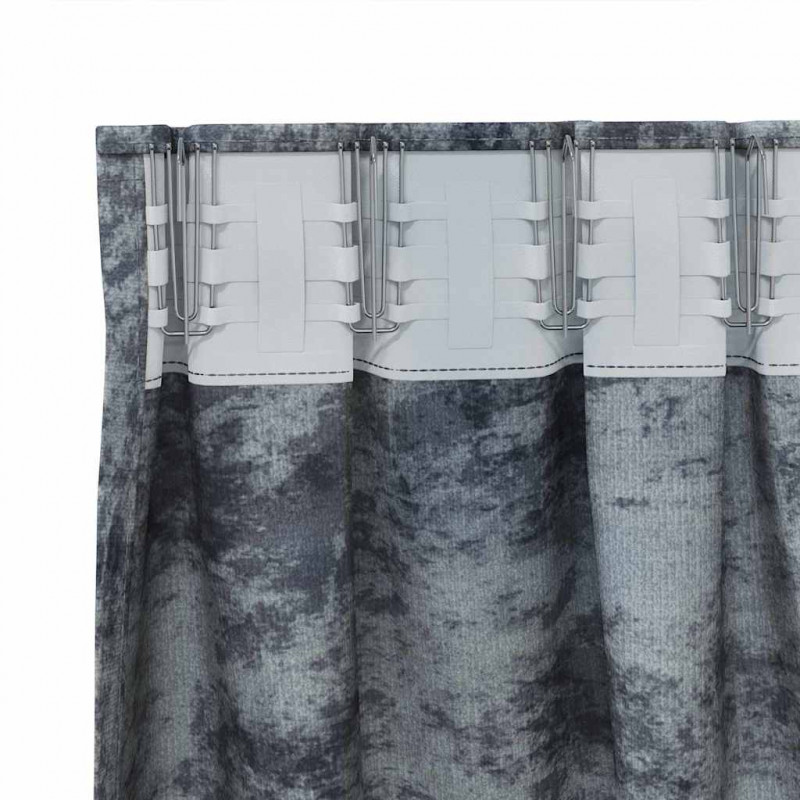 Zasłony z weluru 2 pcs Srebrnoszary 225 x 140 cm Aksamit