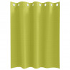 Firany blackout z kółkami 2 pcs Zielony 140 x 140 cm Poliester