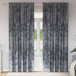 Zasłony z weluru 2 pcs Srebrnoszary 245 x 140 cm Aksamit