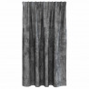 Zasłony z weluru z zasłonami 2 pcs Szary 140 x 140 cm Aksamit