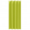 Firany blackout z kółkami 2 pcs Zielony 245 x 140 cm Poliester
