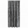 Zasłony z weluru z zasłonami 2 pcs Szary 175 x 140 cm Aksamit