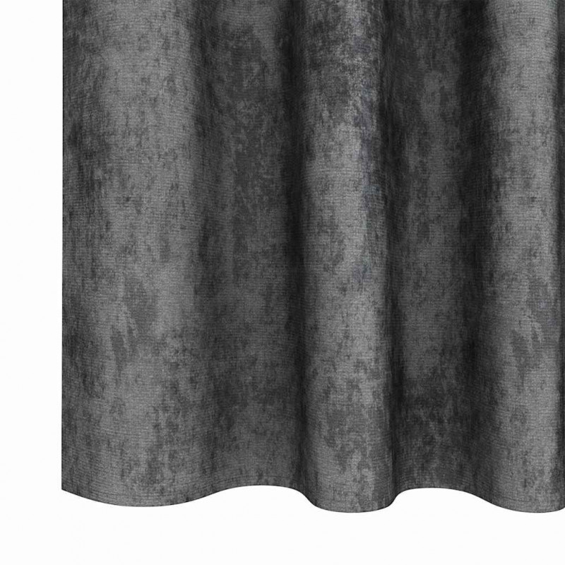 Zasłony z weluru z zasłonami 2 pcs Szary 175 x 140 cm Aksamit