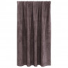 Zasłony z weluru z zasłonami 2 pcs Brązowy 140 x 140 cm Aksamit
