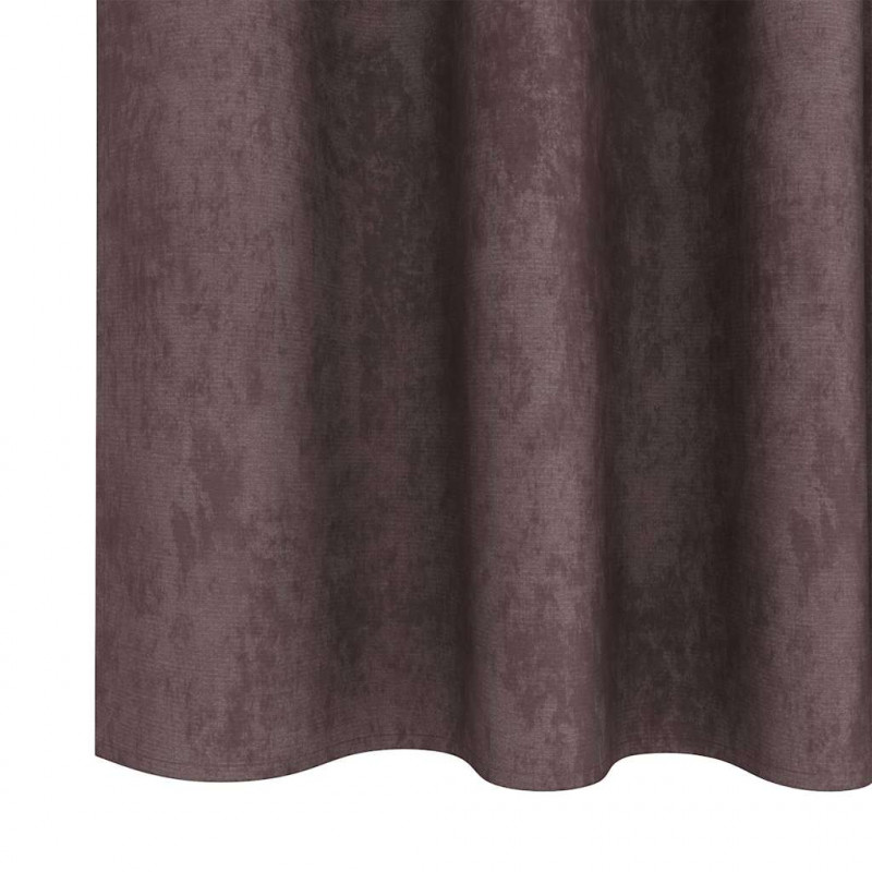 Zasłony z weluru z zasłonami 2 pcs Brązowy 140 x 140 cm Aksamit