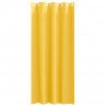 Firany blackout z kółkami 2 pcs Musztardowy Żółty 260 x 140 cm