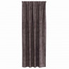 Zasłony z weluru z zasłonami 2 pcs Brązowy 225 x 140 cm Aksamit